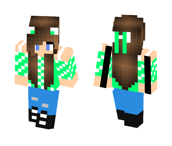 Download Free Kawaii girl Skin for Minecraft image 1 Kawaii girl - Girl Minecraft Skins - image 1