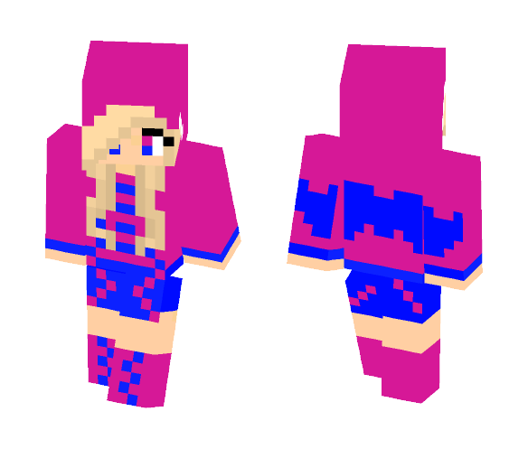 Mustache Skin - Female Minecraft Skins - image 1