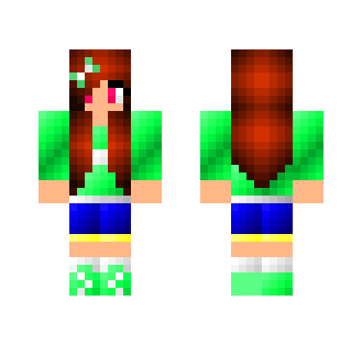 Green sweater girl - Girl Minecraft Skins - image 2