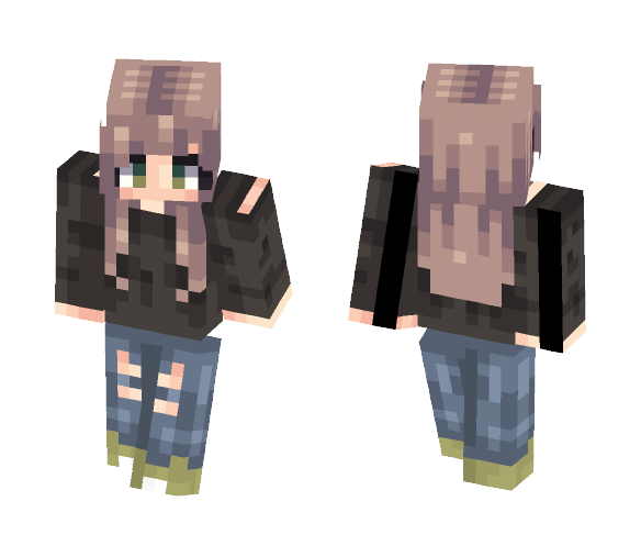 ;; | FRKN POPREEL - Female Minecraft Skins - image 1