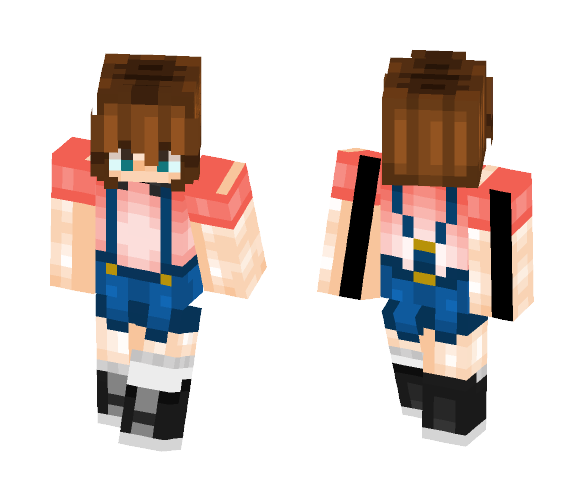 My first skin :3 *ᔕᗢℱ૪ - Female Minecraft Skins - image 1