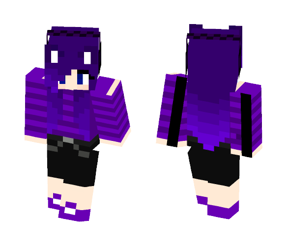 Amethyst Girl - Girl Minecraft Skins - image 1