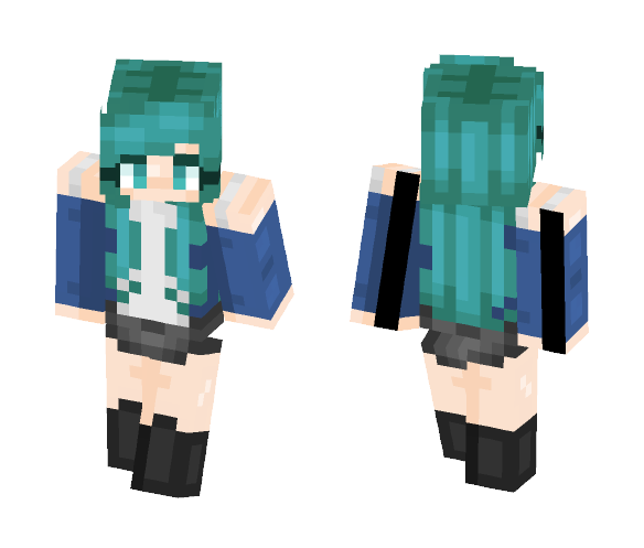 Cinnamon~ New hair shading? ~Oc~ - Female Minecraft Skins - image 1