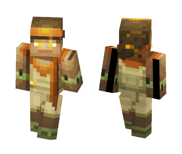 MCPE DESERT BRAWLER - Female Minecraft Skins - image 1