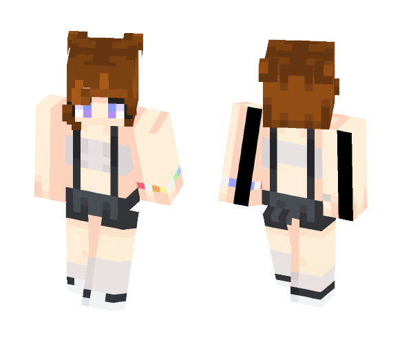 [OC] Child Lost In The Clouds - Female Minecraft Skins - image 1