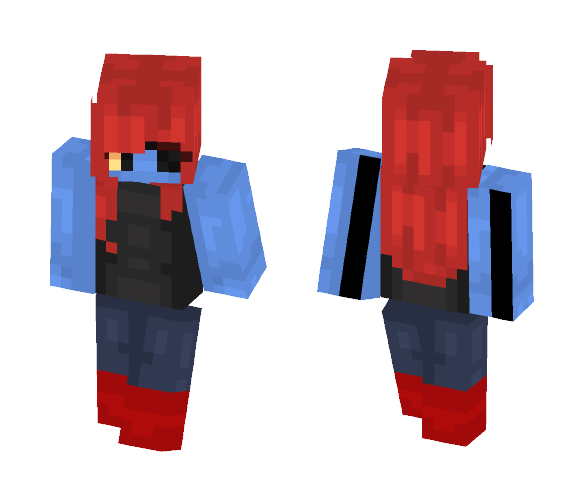 Undertale - Undyne - Female Minecraft Skins - image 1