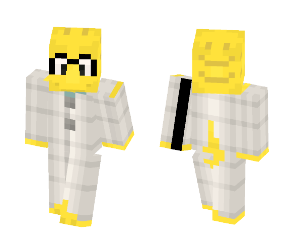 Undertale - Alphys - Female Minecraft Skins - image 1