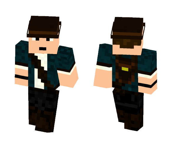Godlyfirewolf W/ Hat - Male Minecraft Skins - image 1