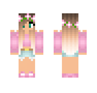 Pink Summer girl - Girl Minecraft Skins - image 2