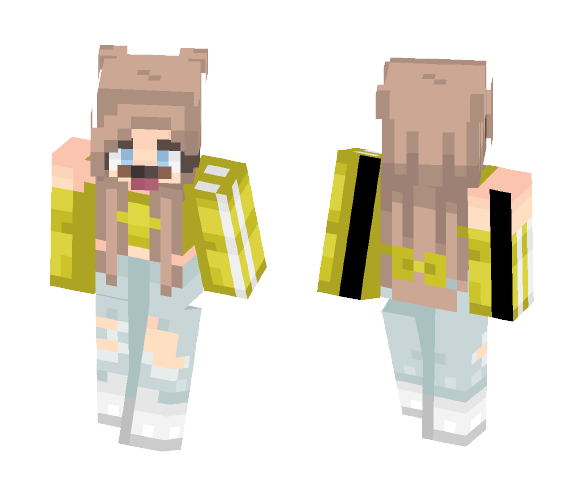 Download Free SnapChat Skin for Minecraft image 1 SnapChat - Female Minecraft Skins - image 1