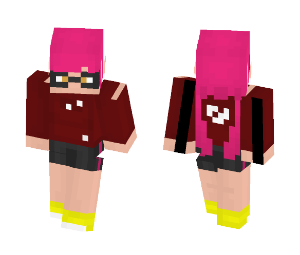 Female Inkling - Splatoon - Female Minecraft Skins - image 1