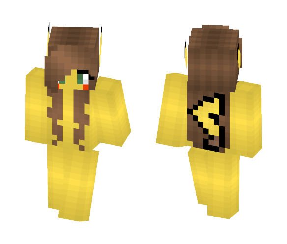 Pikachu Girl Edited - AnimalSisters - Girl Minecraft Skins - image 1
