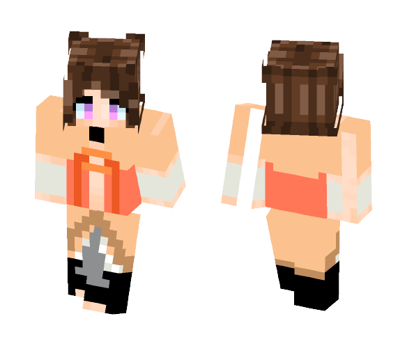 Mina in the Sand Vïllãgé - Female Minecraft Skins - image 1