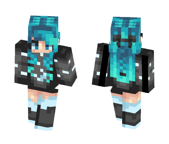 Blue moon - Female Minecraft Skins - image 1