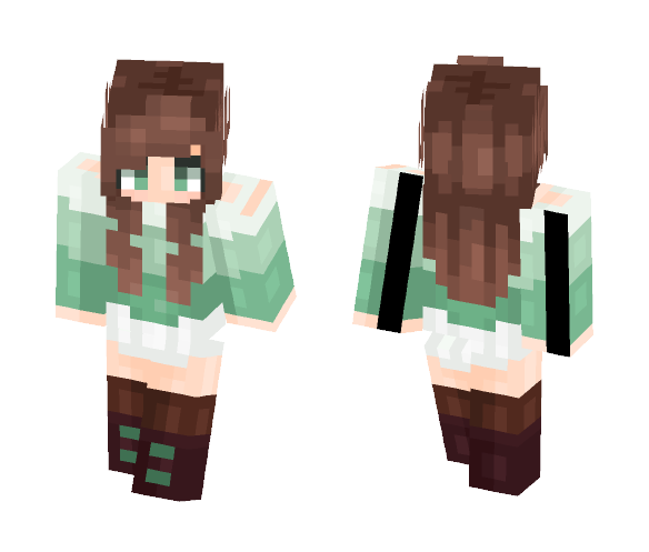 push away the unimaginable - Female Minecraft Skins - image 1