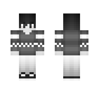 Black N' White Boy - Boy Minecraft Skins - image 2