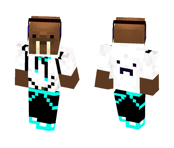 walrus in hoodie - Interchangeable Minecraft Skins - image 1
