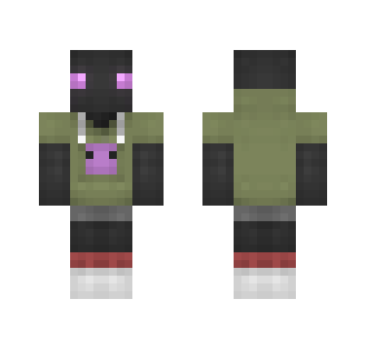 A Cute Enderman In Shorts - Male Minecraft Skins - image 2