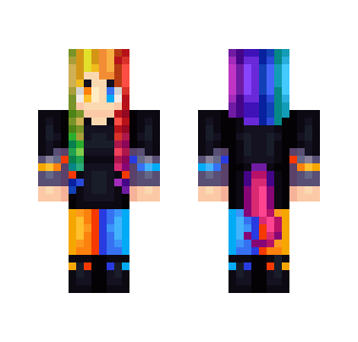 Rainbow Life~ - Female Minecraft Skins - image 2