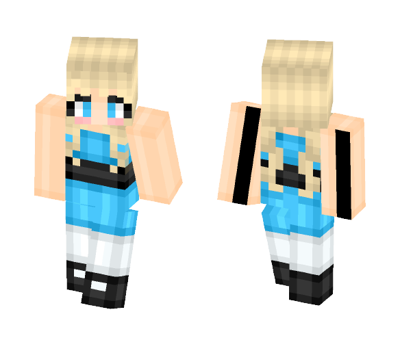 bubbles // powerpuff girl ♡ - Girl Minecraft Skins - image 1