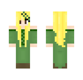 Blonde Elf girl (reshaded)