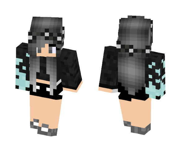 Goth PvP - Female Minecraft Skins - image 1