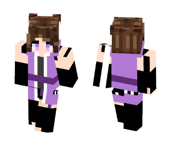 MinaHitsoshiro (Naruto OC) - Female Minecraft Skins - image 1