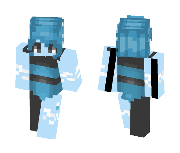 Download Free Larimar (Gemsona) | Bubbled_ Skin for Minecraft image 1 Larimar (Gemsona) | Bubbled_ - Female Minecraft Skins - image 1