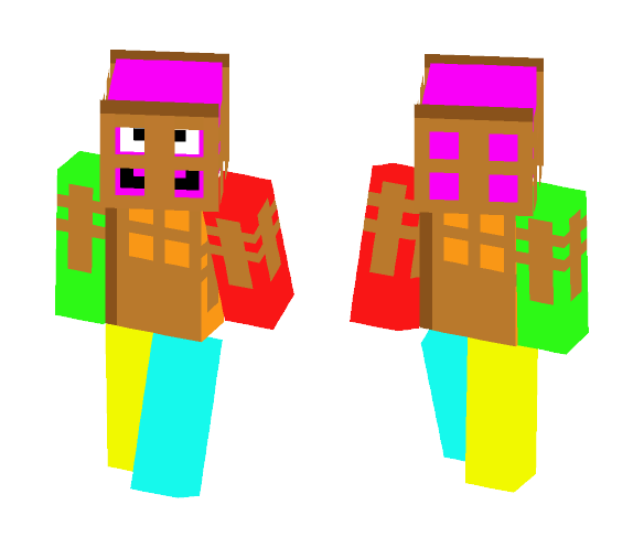 wooden armored Zibbly - Interchangeable Minecraft Skins - image 1