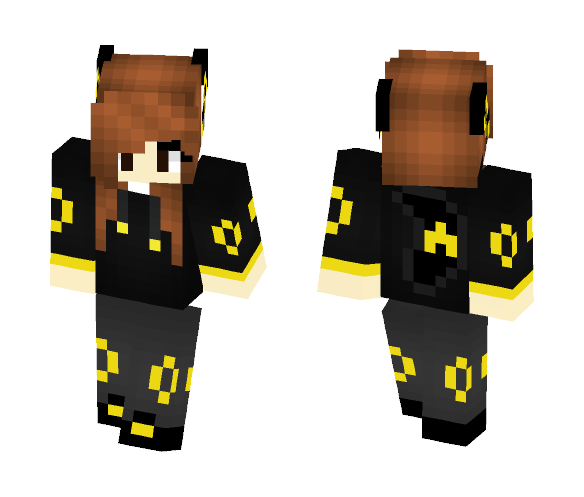 Umbreon Girl - Girl Minecraft Skins - image 1
