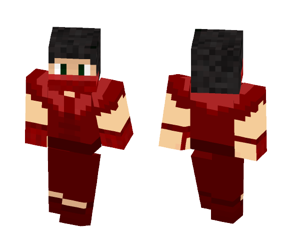 Download Free Fire Nation Themed Skin (With Mask) Skin for Minecraft image 1 Fire Nation Themed Skin (With Mask) - Male Minecraft Skins - image 1