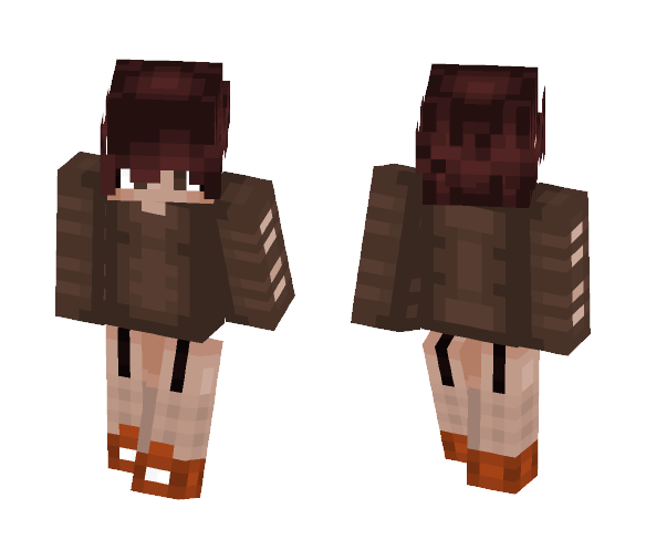 Download Free More of the hair braid thingy Skin for Minecraft image 1 More of the hair braid thingy - Female Minecraft Skins - image 1