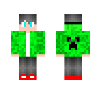 Creeper Hoodie Boy - Boy Minecraft Skins - image 2
