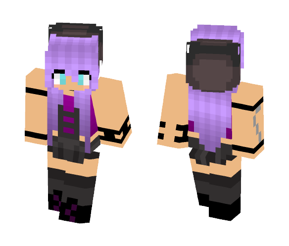 {OC} Back To School Tae - Female Minecraft Skins - image 1