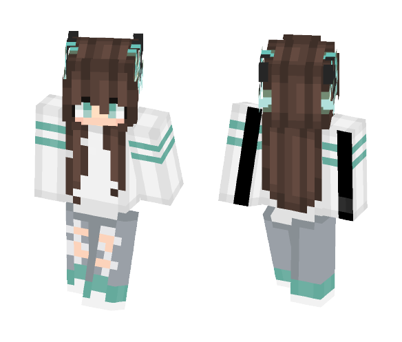 Blue ^-^ - Female Minecraft Skins - image 1