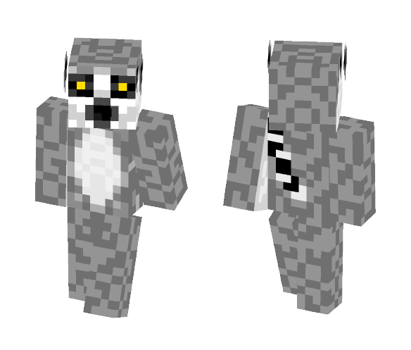 Ring-Tailed Lemur - Male Minecraft Skins - image 1