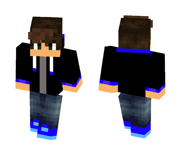 BlueGamer - Male Minecraft Skins - image 1