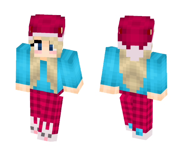Cute Pajama Girl ♡ - Cute Girls Minecraft Skins - image 1