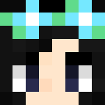 €łłα | Blue Flower Crown | - Flower Crown Minecraft Skins - image 3