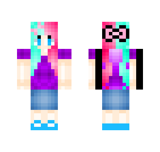 pink and blue