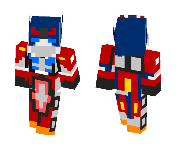 Download Free TFP: Galvanius - Optimus Prime Skin for Minecraft image 1 TFP: Galvanius - Optimus Prime - Male Minecraft Skins - image 1