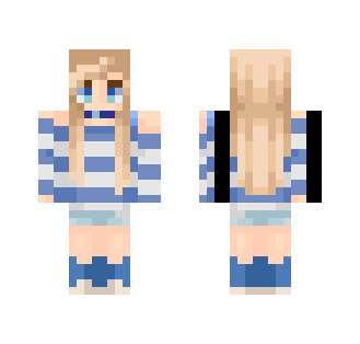just something blue - Female Minecraft Skins - image 2