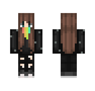 Bleh- :o w8 rainbows - Female Minecraft Skins - image 2