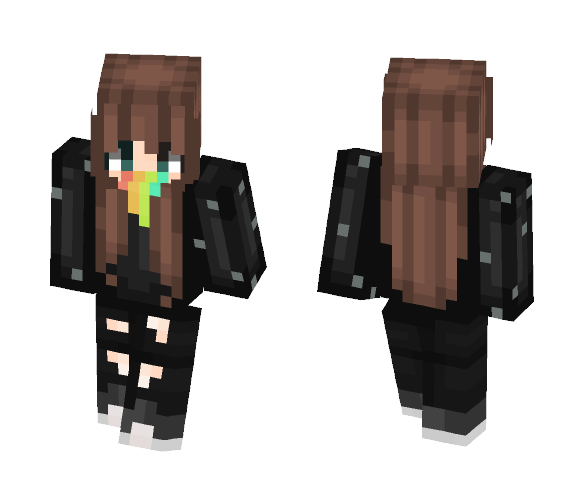Bleh- :o w8 rainbows - Female Minecraft Skins - image 1