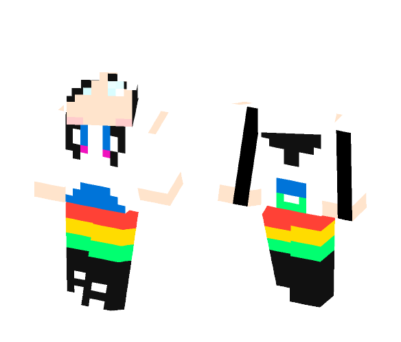 Download Free girl in white hoodie Skin for Minecraft image 1 girl in white hoodie - Girl Minecraft Skins - image 1