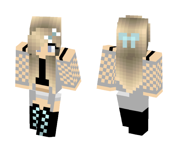 Download Free Fashionista Girl Skin for Minecraft image 1 Fashionista Girl - Girl Minecraft Skins - image 1