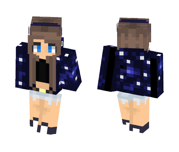 €łłα | Starry Galaxies - Female Minecraft Skins - image 1