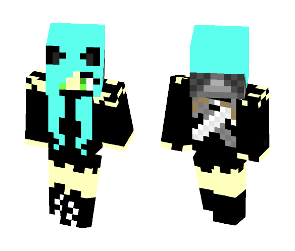 Blue ninja - Female Minecraft Skins - image 1
