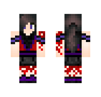 Bloody purple girl