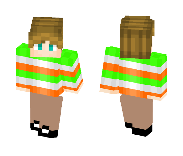 Ireland Flag Boy - Boy Minecraft Skins - image 1